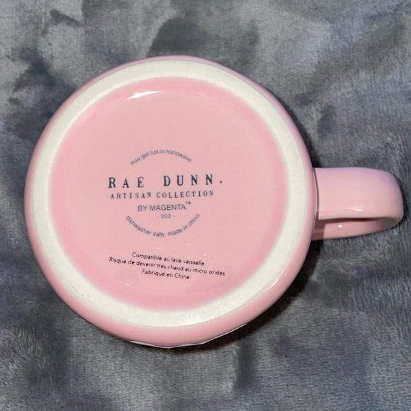 Rae Dunn COZY Mug - PINK - Picture 2 of 2